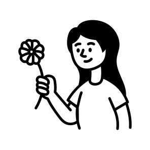 Holding Flower icon