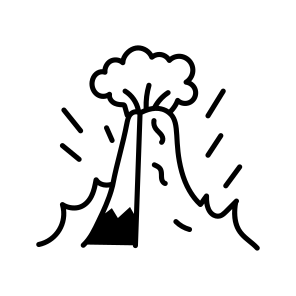 Volcano icon