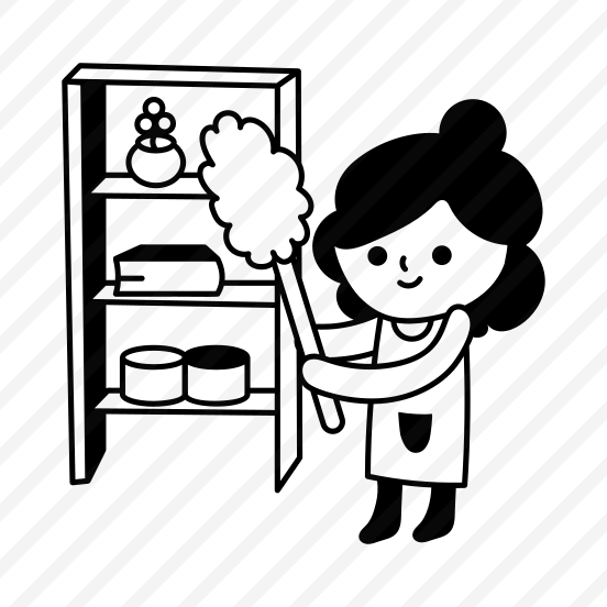 Dusting Shelves preview