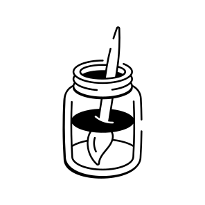 Cleaning Paintbrush icon