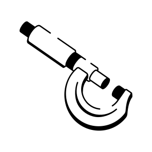 Micrometer icon