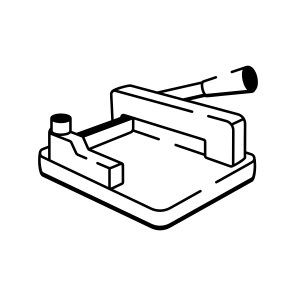 Paper Cutter. icon