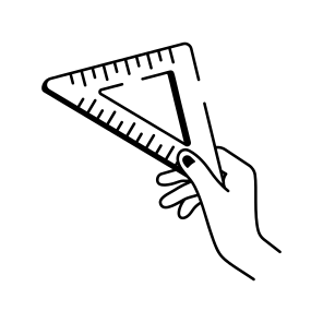 Triangle Ruler icon