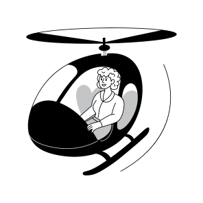 Flying Helicopter icon