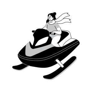 Snowmobile icon