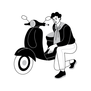 Vespa Scooter icon