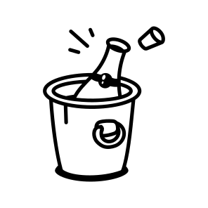 Champagne Bottle icon