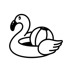 Inflatable Flamingo icon