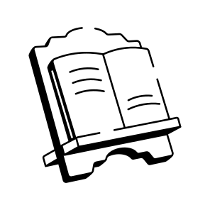 Wooden Bookstand icon