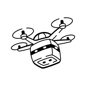 Delivery Drone icon