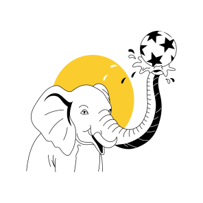 Elephant Playing icon