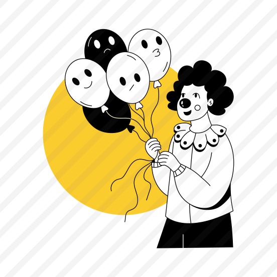 Holding Balloons preview