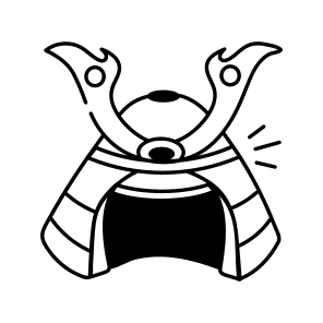 Samurai Helmet icon