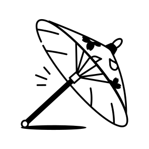 Traditional Umbrella icon