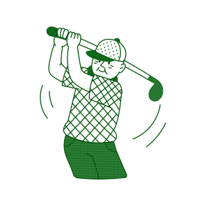 Golfer icon