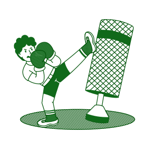 Kickboxer icon