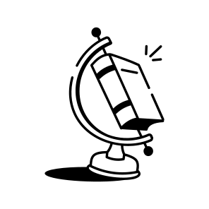 Library Globe icon