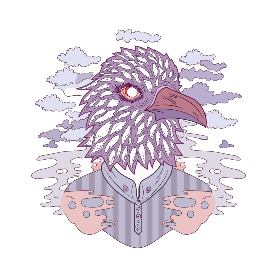 Bird Character illustration