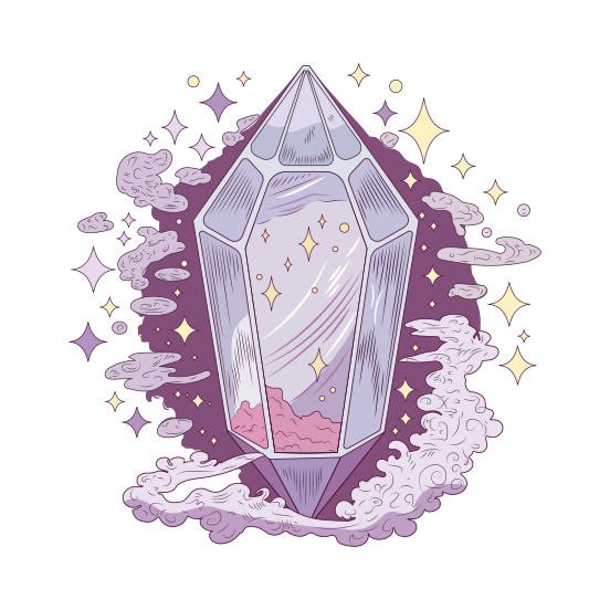 Crystal illustration