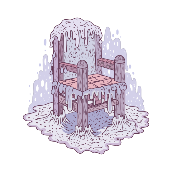 Melting Chair illustration