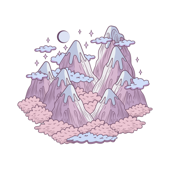 Mountains illustration