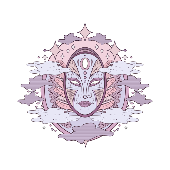 Mystical Mask illustration