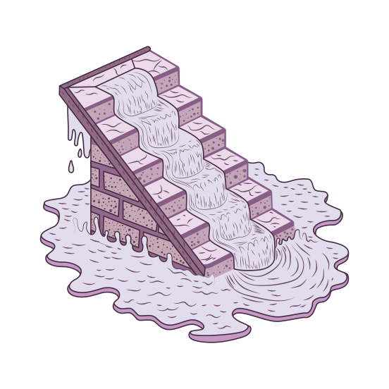 Temple Stairs illustration