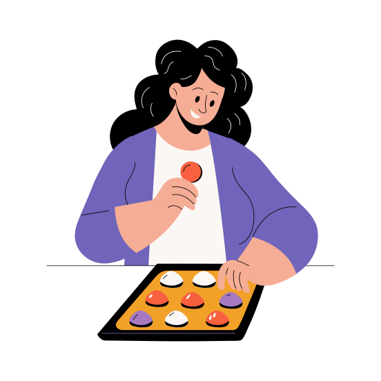 Baking illustration