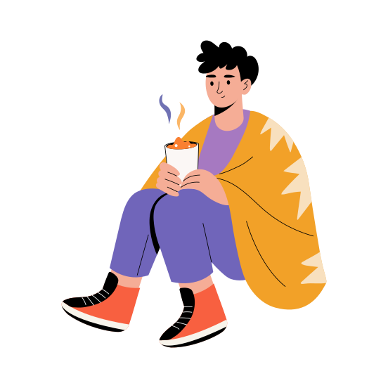 Cozy Blanket illustration