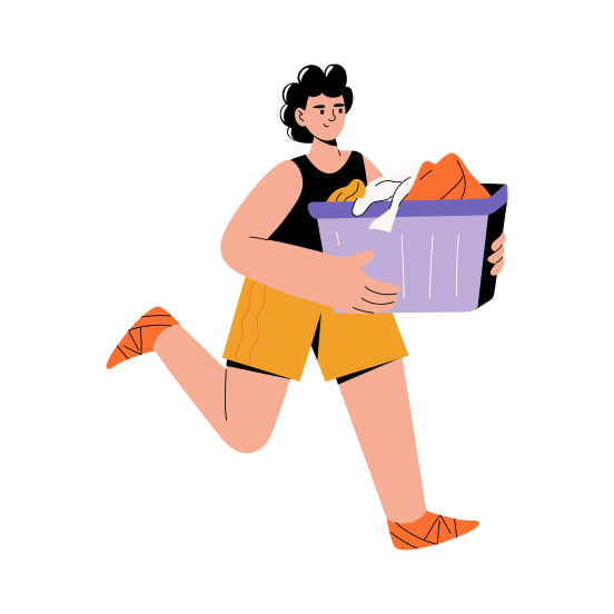 Laundry Basket illustration