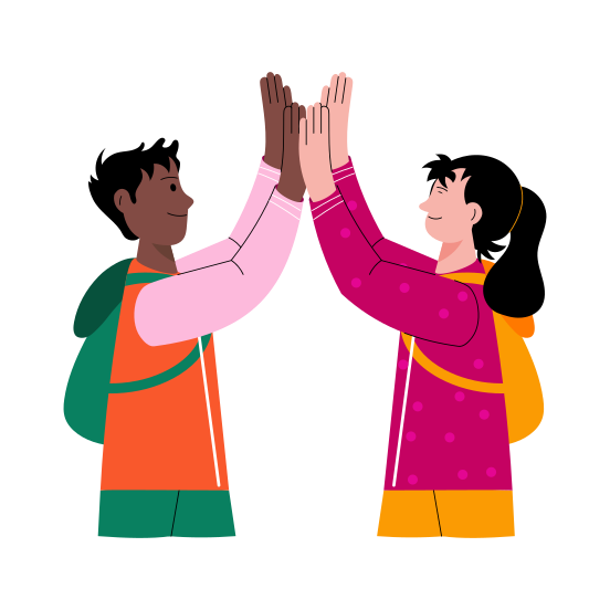 High Five illustration