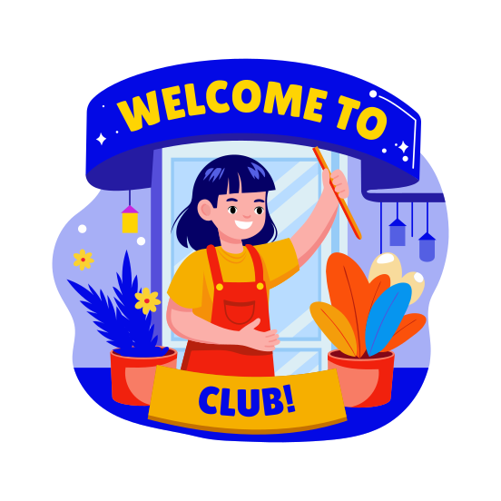 Club Welcome illustration