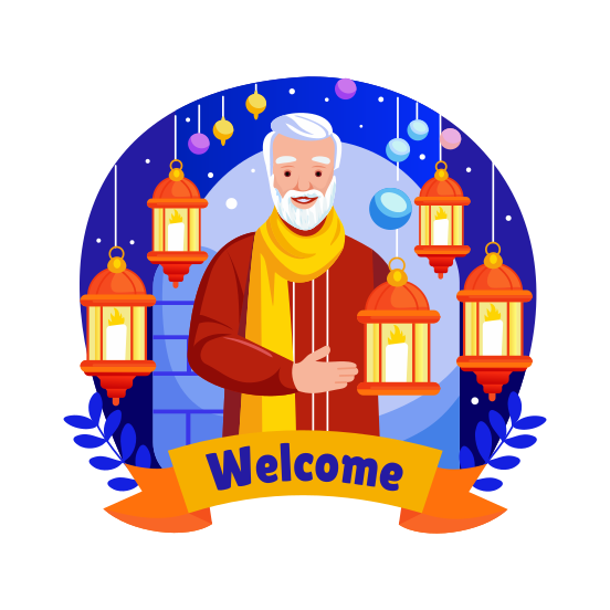 Festive Welcome illustration