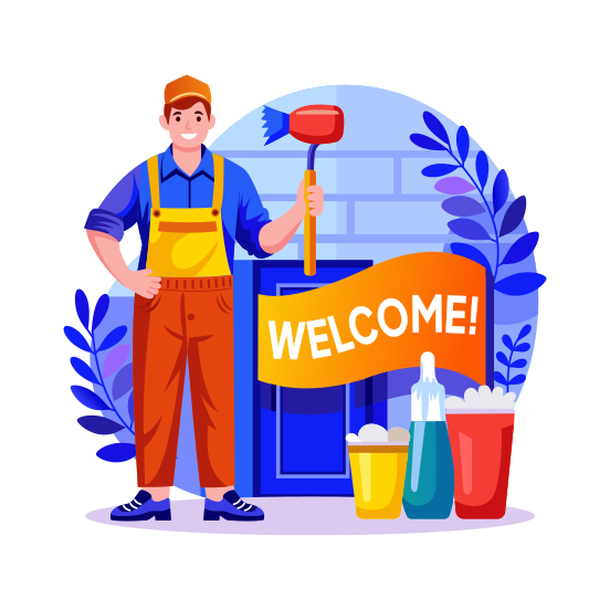 Janitor illustration