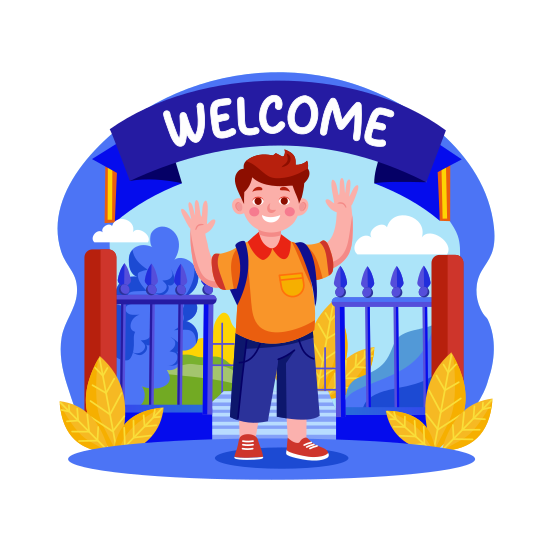 Kid Welcome illustration