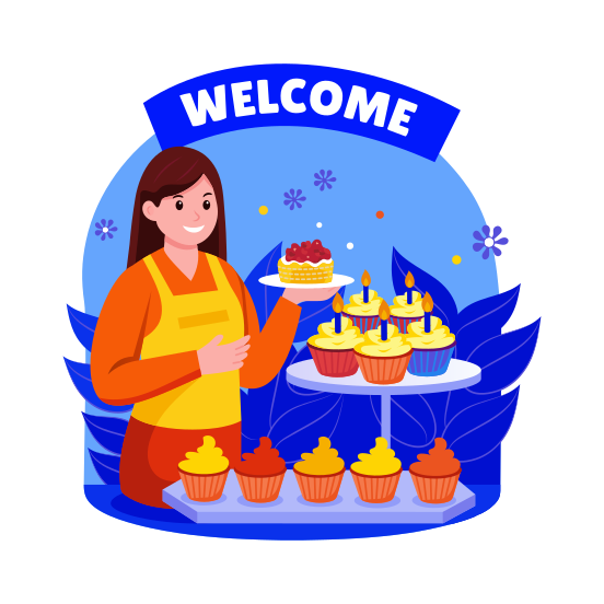 Party Desserts illustration