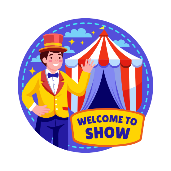 Show Welcome illustration