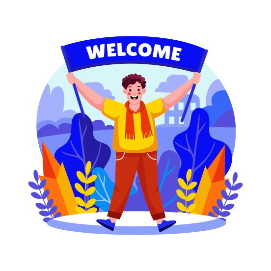 Welcome Banner illustration