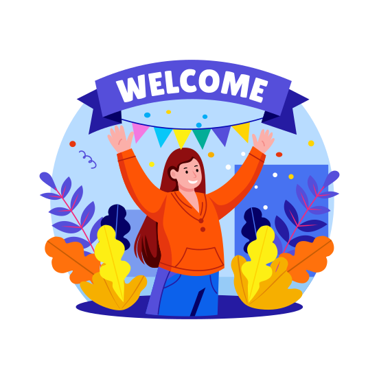 Welcome Celebration illustration