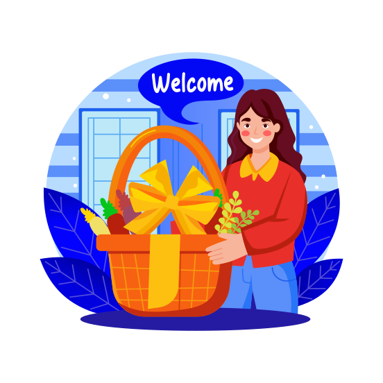 Welcome Gift illustration
