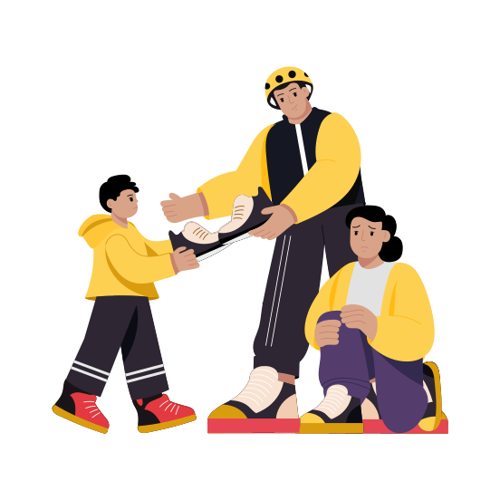 Giving Shoes illustration