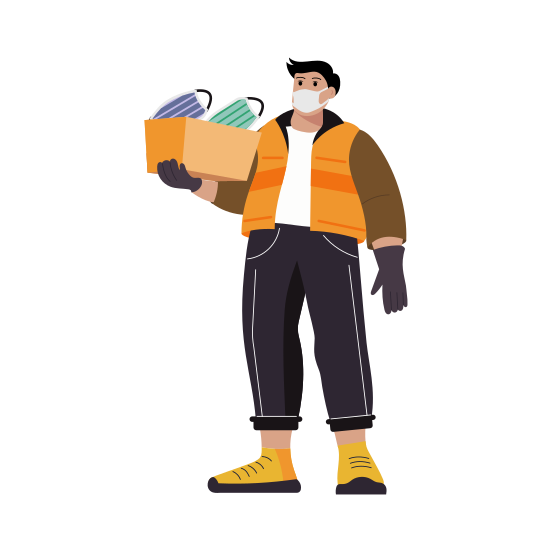 Mask Distribution illustration