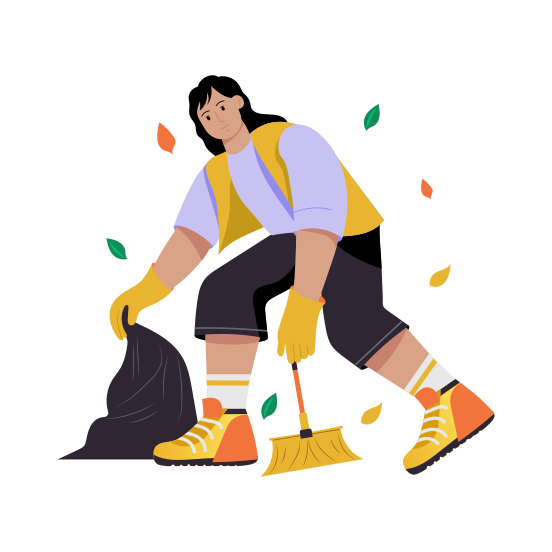 Park Cleanup illustration