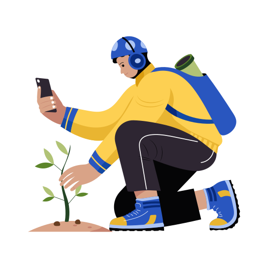 Planting Tree illustration