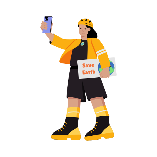 Save Earth illustration