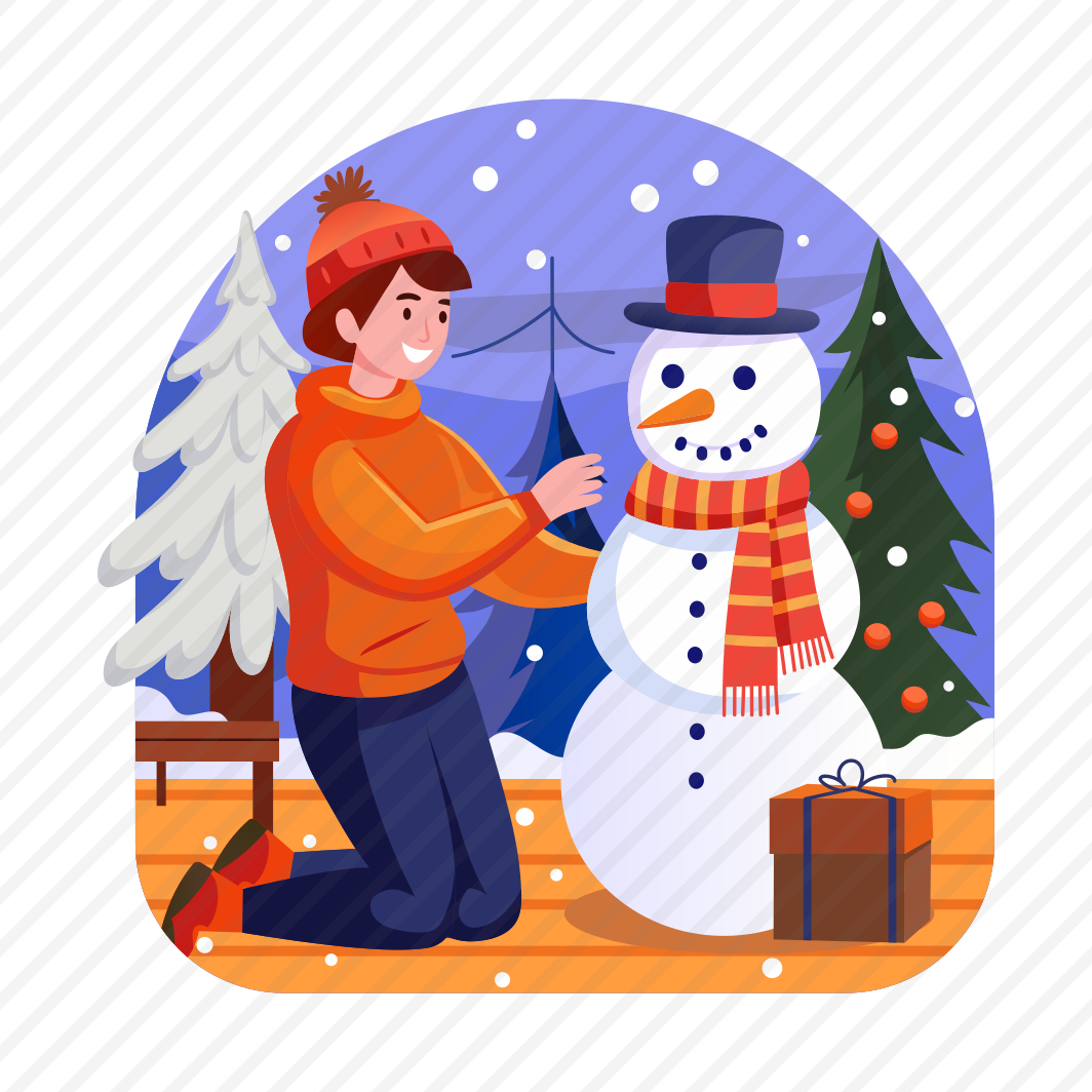 Decorating Snowman preview