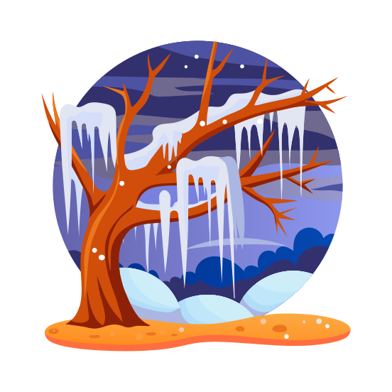 Icicles illustration