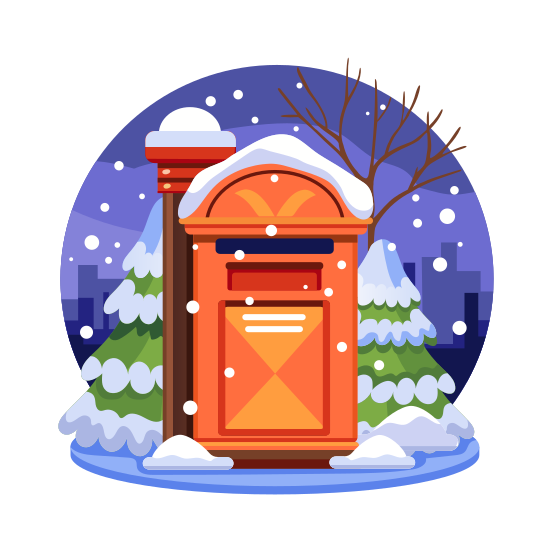 Post Box illustration