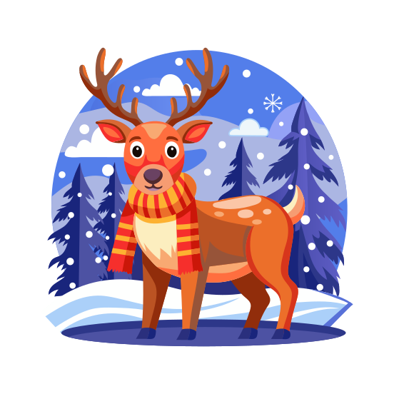Reindeer illustration