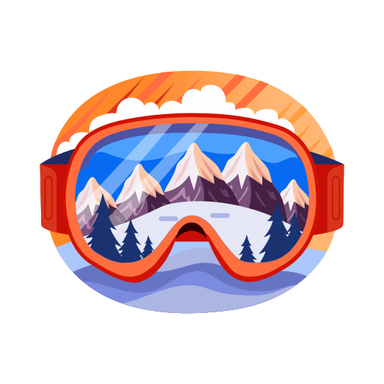 Ski Goggles illustration